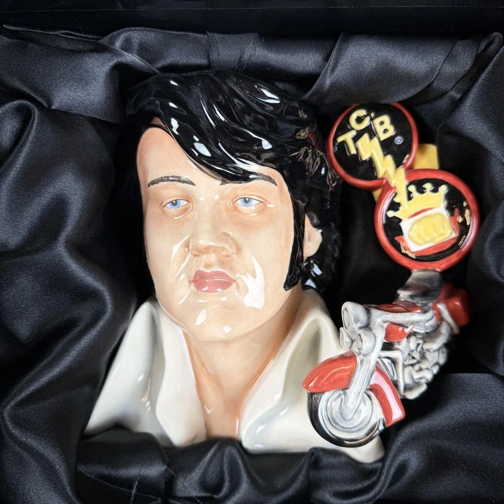 Royal Doulton Elvis Presley Viva Las Vegas TCB Character Jug EP10 Ltd‎ Ed Box